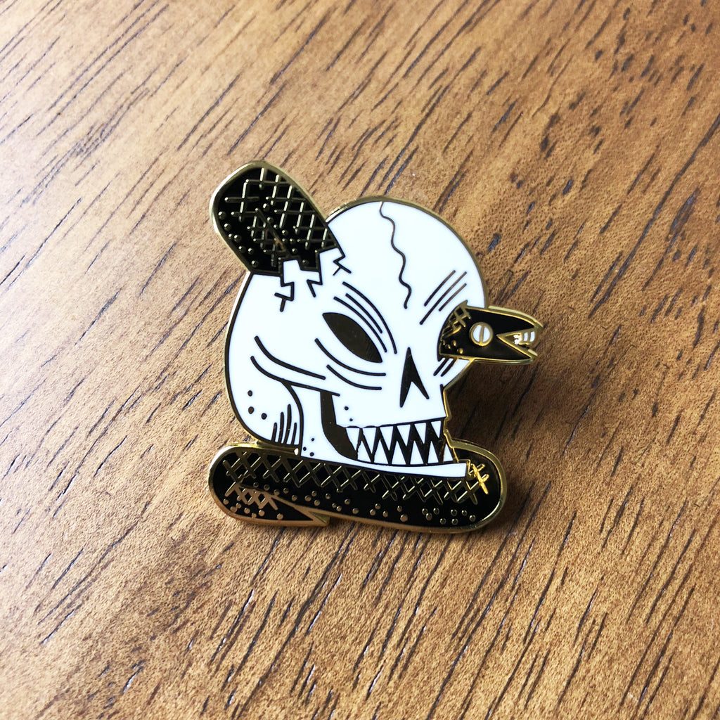 SuicideSqueezeRecords-enamel-pin-black-snake-JesseLeDoux-merch