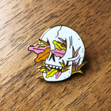 SuicideSqueezeRecords-enamel-pin-pink-JesseLeDoux-merch