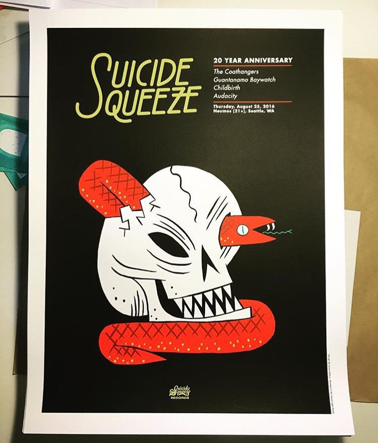 Suicide Squeeze “SSR20 Night 1” Poster